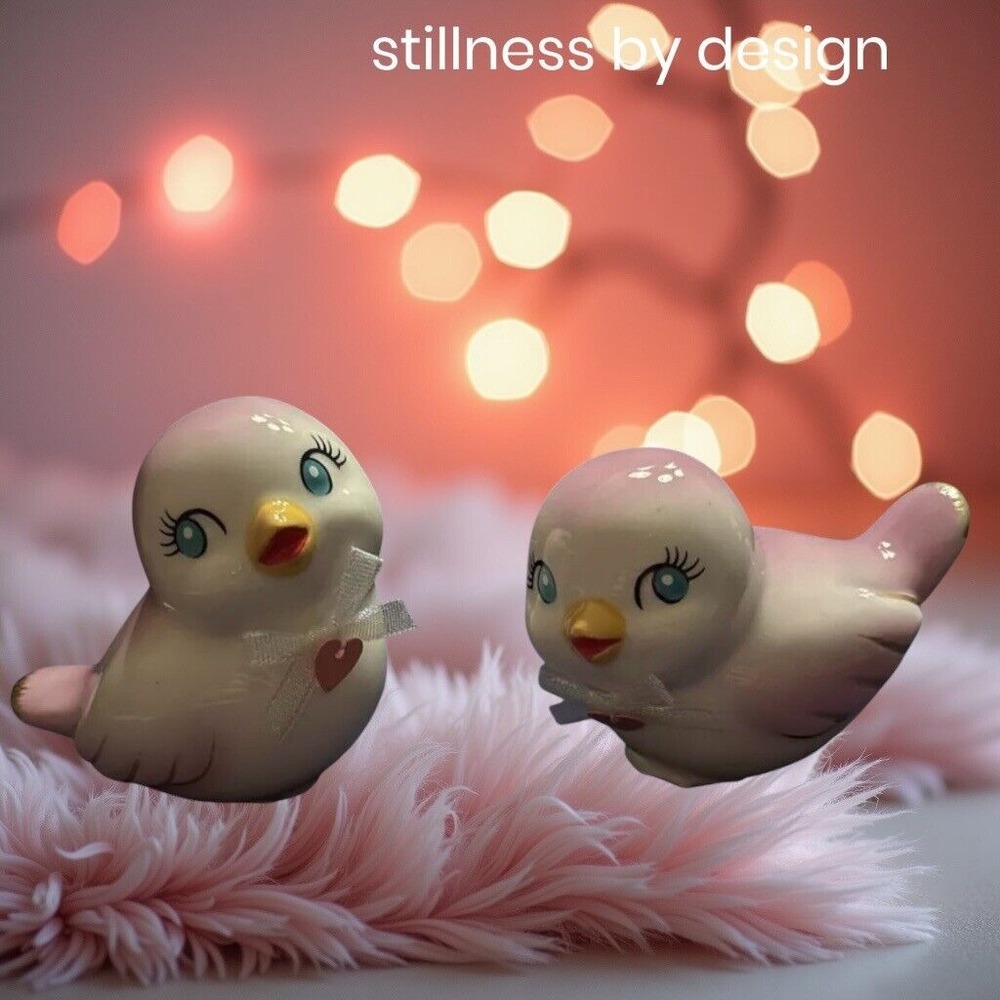 Target 2025 Ceramic Easter spring Retro Love Birds Spritz - Pair of 2 NEW‎